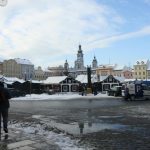 Adventní trhy v Budějovicích s kluzištěm a se zimní atmosférou