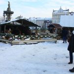 Adventní trhy v Budějovicích s kluzištěm a se zimní atmosférou