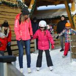 Adventní trhy v Budějovicích s kluzištěm a se zimní atmosférou