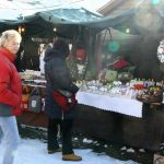 Adventní trhy v Budějovicích s kluzištěm a se zimní atmosférou