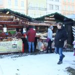 Adventní trhy v Budějovicích s kluzištěm a se zimní atmosférou