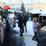 Adventní trhy v Budějovicích s kluzištěm a se zimní atmosférou