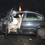 Řidička zničila na ledovce BMW 328 a těžce zranila dva spolujezdce