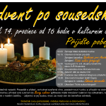 Advent po sousedsku dnes opět pomůže Aničce