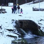 Vimperk měl konečně krytý bazén. Koupali se v něm otužilci