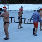 Vimperk měl konečně krytý bazén. Koupali se v něm otužilci