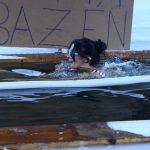Vimperk měl konečně krytý bazén. Koupali se v něm otužilci