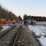 Výstražná světla blikala, řidička přesto vjela na přejezd a srazila se s vlakem