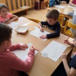 Setkání dětí ze Skalky se seniorkou a nad sociálními službami