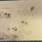 Setkání dětí ze Skalky se seniorkou a nad sociálními službami