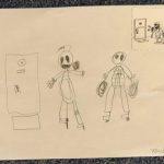 Setkání dětí ze Skalky se seniorkou a nad sociálními službami