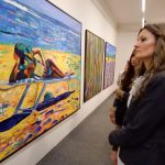 Velkoformátové obrazy vystavují v Galerii v Divadle Oskara Nedbala
