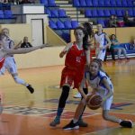 V suchém triku! Mladší žákyně rozdrtily Chomutov 86:44