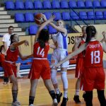 V suchém triku! Mladší žákyně rozdrtily Chomutov 86:44