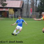 Dvoubrankový náskok stačil béčku Táborska jen na penaltový rozstřel