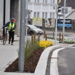 Nejšpinavější táborská ulice letos rozkvetla