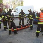 Z píseckého divadla hasiči cvičně evakuovali přibližně sto dětí