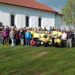Na Magdaléně u Jistebnice se protestovalo proti úložišti