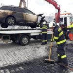 Nedělní požár zničil v Plané nad Lužnicí Mercedes