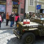 Do Strakonic opět přijela kolona připomínající osvobození