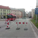 První den uzavírky Mánesovy ulice a úprava světelné signalizace