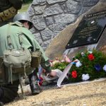 Písek jako město setkání armád. Na počest vítězů vlála americká i sovětská vlajka