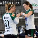 Jan Řehtačka Zborník zahrnul házenkářky květinami