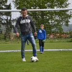 David Lafata navštívil Sedlici, zahrál si i proti místním žákům