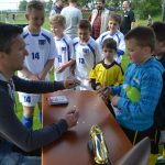 David Lafata navštívil Sedlici, zahrál si i proti místním žákům