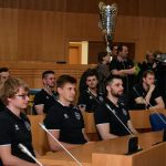 Hejtmanka Stráská ocenila volejbalisty Jihostroje a fotbalisty Dynama