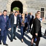 Hejtmanka přivítala v Českém Krumlově slovenské župany