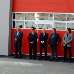Na táborské stanici profesionálních hasičů slavnostně otevřeli nové výjezdové garáže