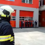 Na táborské stanici profesionálních hasičů slavnostně otevřeli nové výjezdové garáže