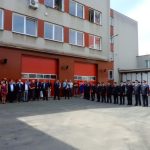 Na táborské stanici profesionálních hasičů slavnostně otevřeli nové výjezdové garáže
