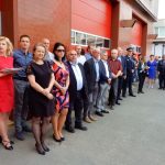 Na táborské stanici profesionálních hasičů slavnostně otevřeli nové výjezdové garáže
