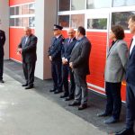 Na táborské stanici profesionálních hasičů slavnostně otevřeli nové výjezdové garáže