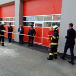 Na táborské stanici profesionálních hasičů slavnostně otevřeli nové výjezdové garáže