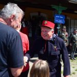 Poprask na ražickém nádraží. Oslavy obce a dráhy zahájil příjezd parní lokomotivy