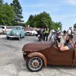 Milovníci techniky obdivovali ve Slapech historická auta, motorky i stabilní motor