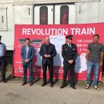 Do Budějovic zavítal Revolution train, jeho silný příběh má varovat mládež před drogami