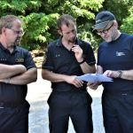 Záchranáři zasahovali u simulované nehody autobusu