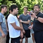 Záchranáři zasahovali u simulované nehody autobusu