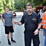 Záchranáři zasahovali u simulované nehody autobusu