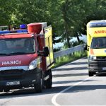 Záchranáři zasahovali u simulované nehody autobusu