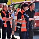 Záchranáři zasahovali u simulované nehody autobusu