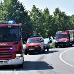 Záchranáři zasahovali u simulované nehody autobusu