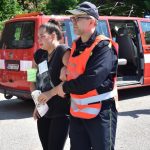 Záchranáři zasahovali u simulované nehody autobusu
