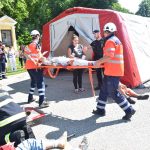 Záchranáři zasahovali u simulované nehody autobusu