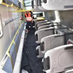 Záchranáři zasahovali u simulované nehody autobusu