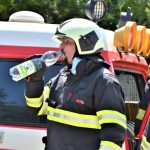 Záchranáři zasahovali u simulované nehody autobusu